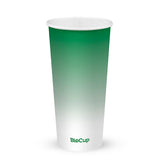 650ml / 22oz (90mm) Green Cold Paper BioCup