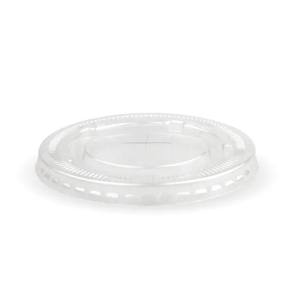 105mm Clear PET Flat Cold Paper BioCup Lid