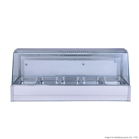 Angled Countertop Heated Bain Marie - Cafe Supply