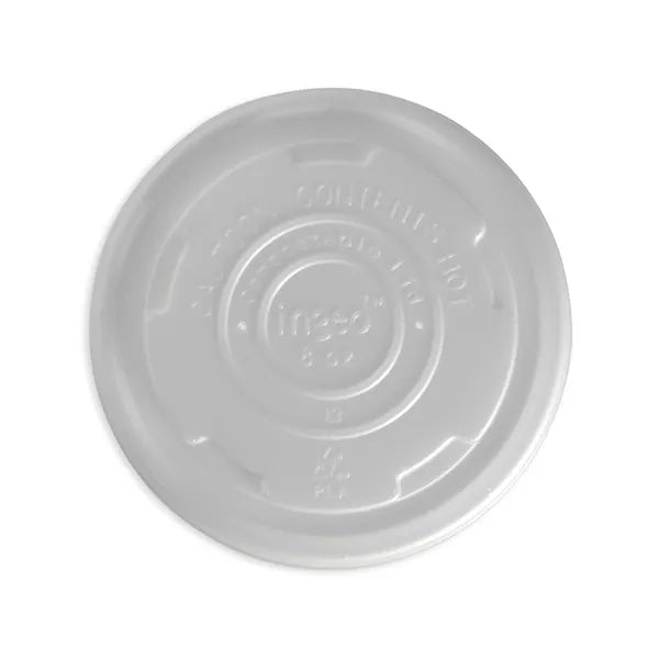 250ml / 8oz White PLA BioBowl Lid