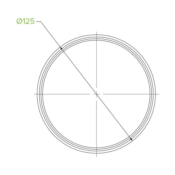 240-960ml Clear BioBowl Lid