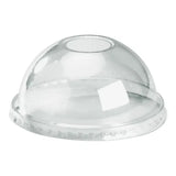 300-700ml Dome 22mm Hole Clear BioCup Lid