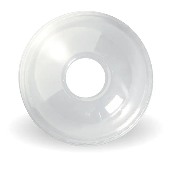 300-700ml Dome 22mm Hole Clear BioCup Lid