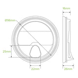 300-700ml Sipper Clear BioCup Lid