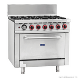 GBS6T Gasmax 6 Burner With Oven Flame Failure