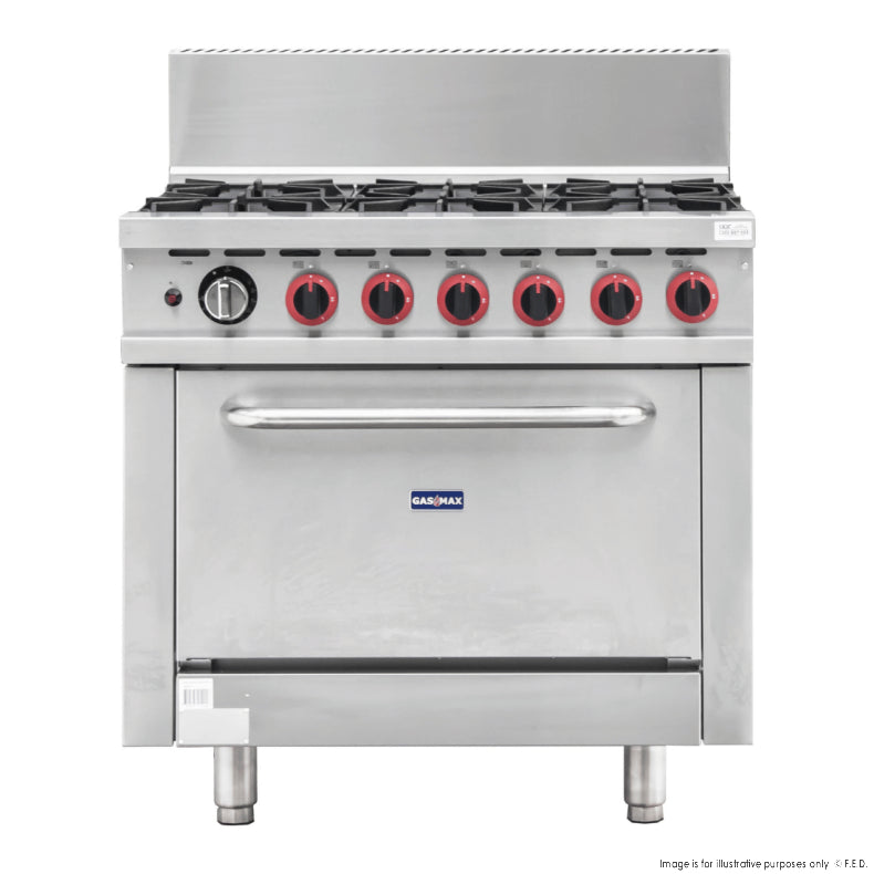 Gasmax 6 Burner With Oven Flame Failure GBS6TSLPG