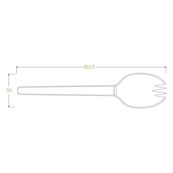 15cm / 6" PLA Spork