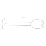 15cm / 6" PLA Spork