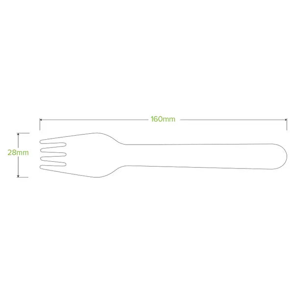 16cm Coated Wood Fork