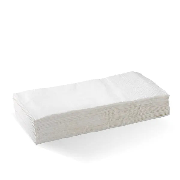 2-Ply 1/8 Fold White Dinner BioNapkin