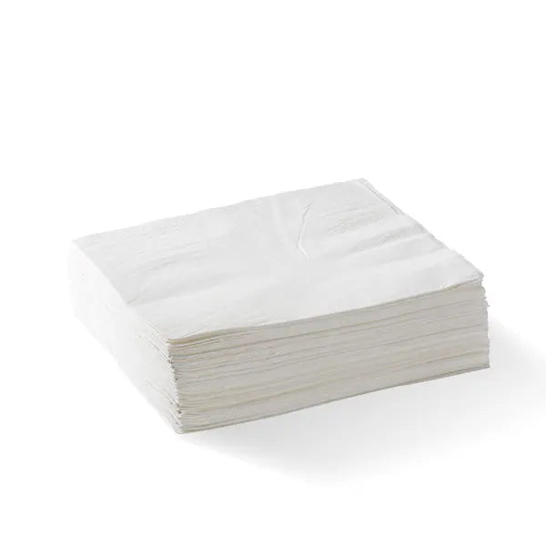 2-Ply 1/4 Fold White Lunch BioNapkin