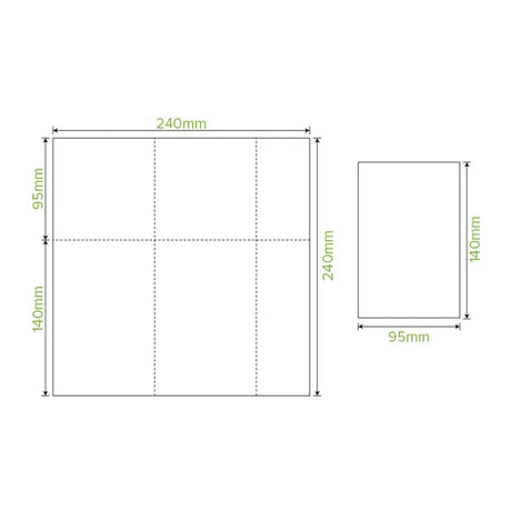 E-Fold Tall 1-Ply Natural Dispenser BioNapkin