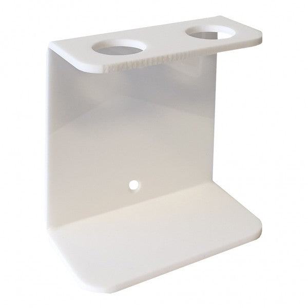 White Acrylic Wall Bracket - Double