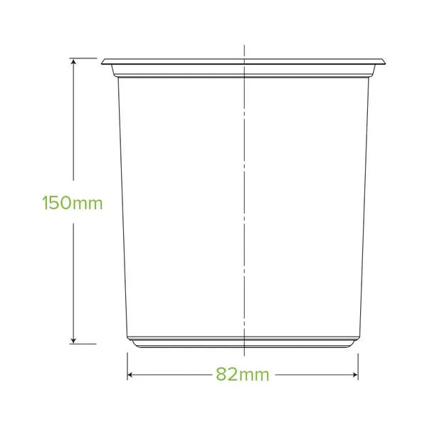 960ml Clear BioBowl