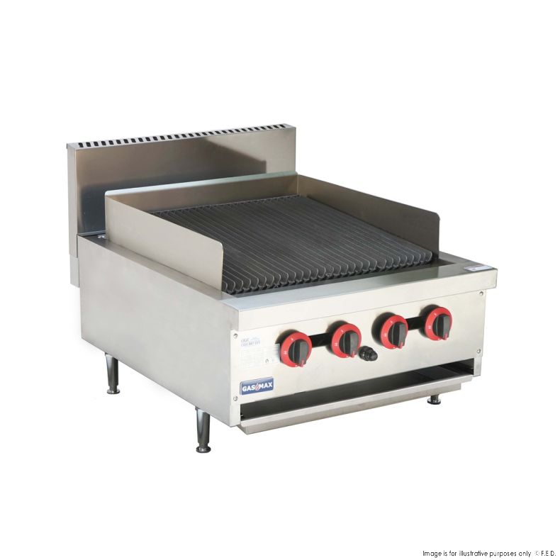 QR-24E Natural Gas 4 Burner Char Grill Top