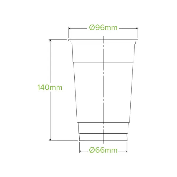 600ml Clear BioCup