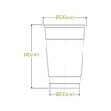 600ml Clear BioCup