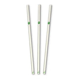 50 Pack - 6mm White Regular Straws