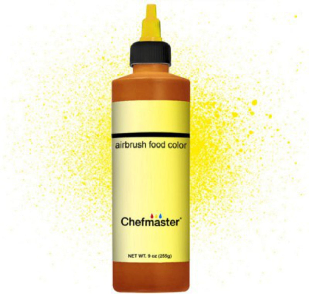 Chefmaster Airbrush Liquid Brite Yellow 9oz