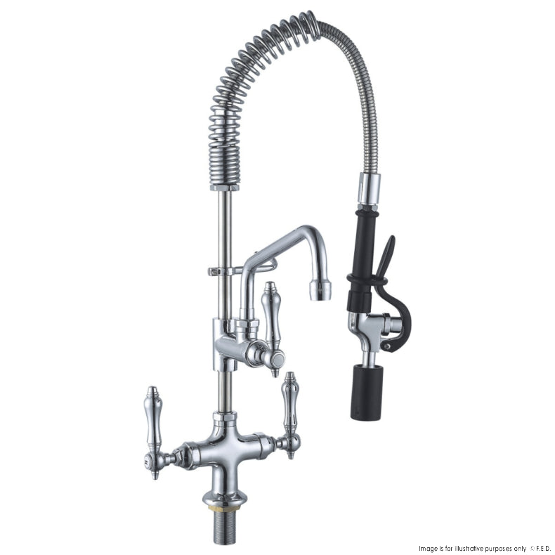 Sunmixer Pre Rinse Unit with Add-on Faucet and 152mm Swing Nozzle