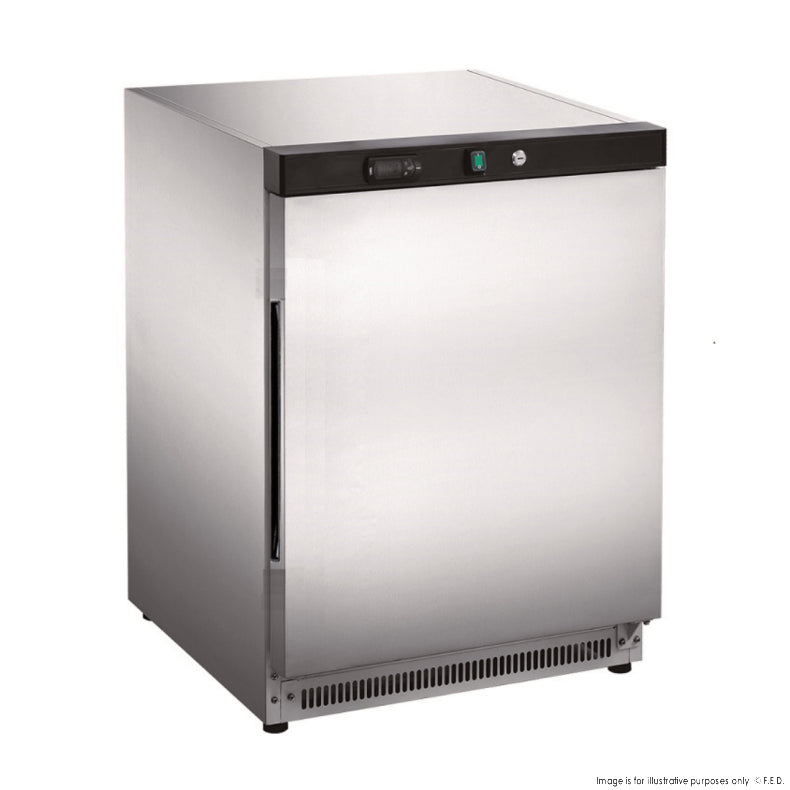 FED-X 120L S/S Bar Freezer Solid Door XF200SS