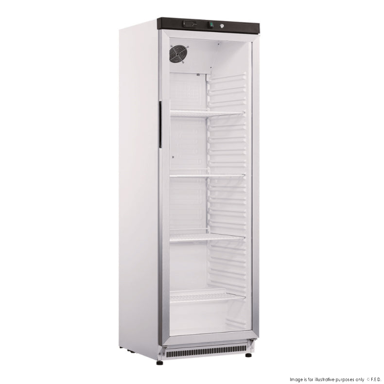 FED-X 350L Single Glass Door Fridge XR400SG