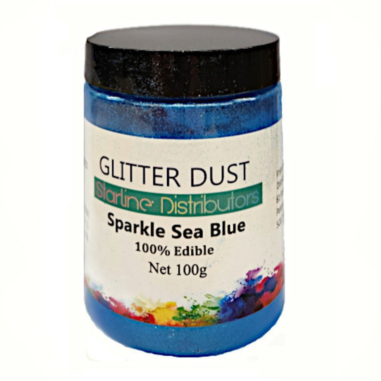 Glitter Dust - Sparkle Sea Blue 100gm (100% Edible)