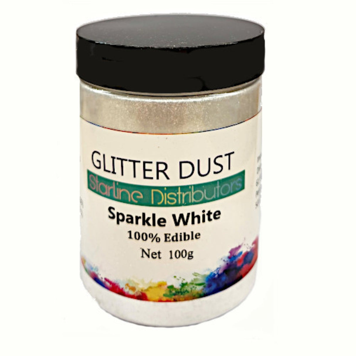 Glitter Dust - Sparkle White 100gm (100% Edible)