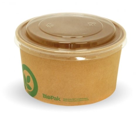 1,000ML LARGE KRAFT BIOBOWL - Cafe Supply