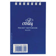 Croxley Notebook Pocket Top Opening 76x111mm Blue Cover 50 Leaf - Cafe Supply