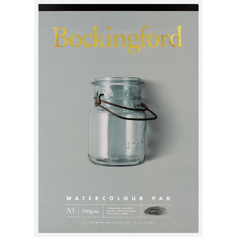 Bockingford Pad Watercolour A3 200gsm 20 Leaf - Cafe Supply