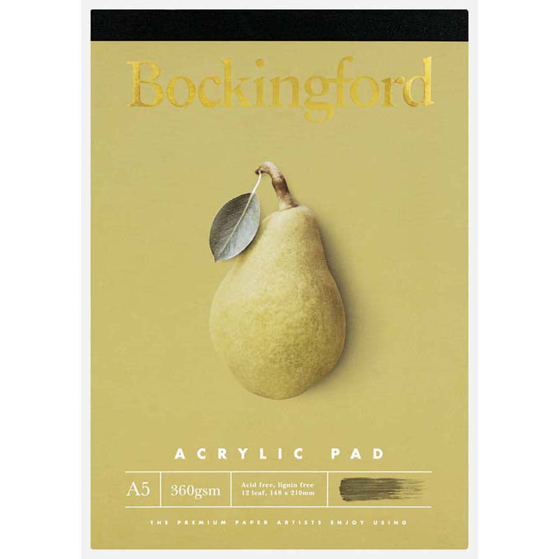 Bockingford Pad Acrylic A5 360gsm 12leaf - Cafe Supply