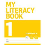 Warwick My Literacy Book 1 14mm Ruled 64 Page