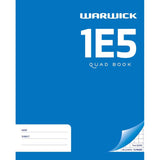 Warwick Exercise Book 1E5 36 Leaf Quad 7mm 255x205mm