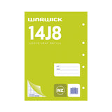 Warwick Refill 14J8 Loose Leaf 40 Leaf A4 5mm