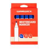 Warwick Whiteboard Marker Blue Bullet Tip Box 12