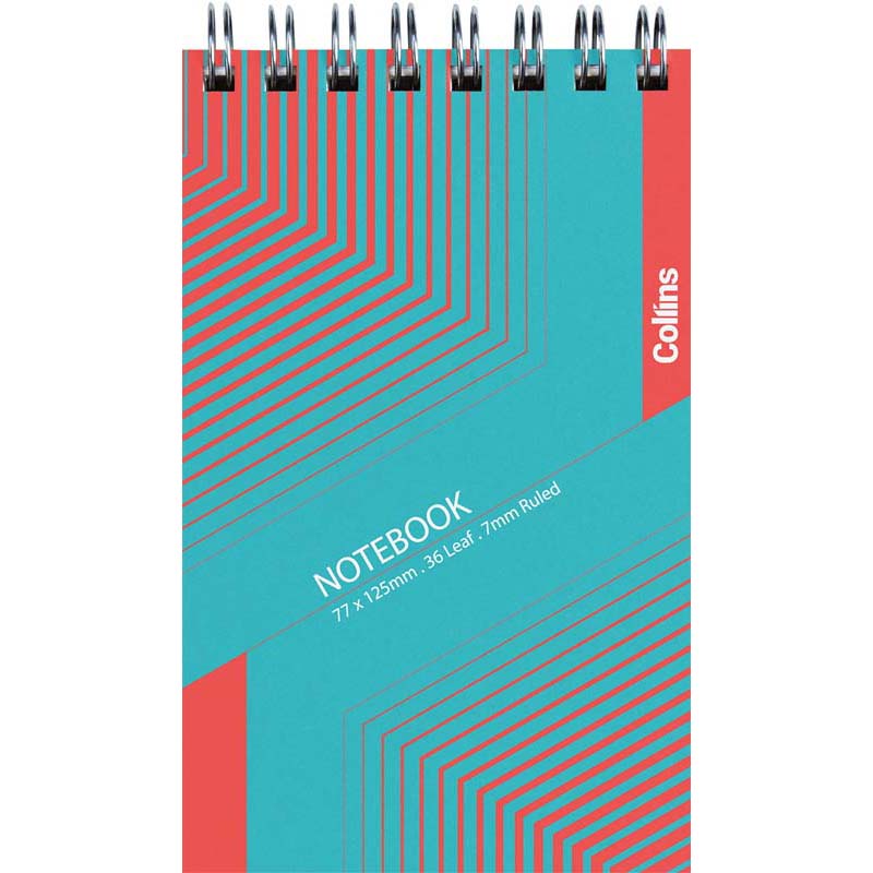 Collins Notebook SP35 Top Opening 77x125mm 7mm 36 Leaf