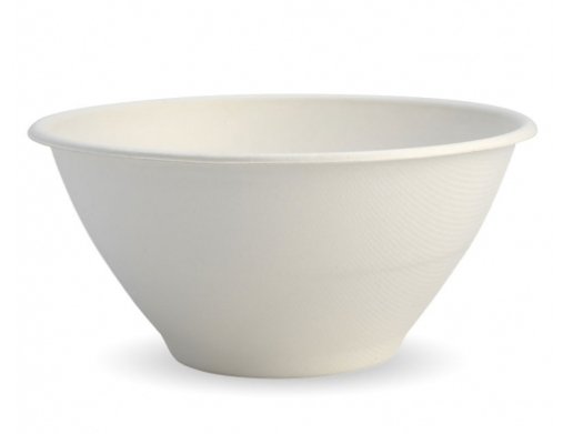 1,420ML / 48OZ WHITE BIOCANE BOWL - Cafe Supply