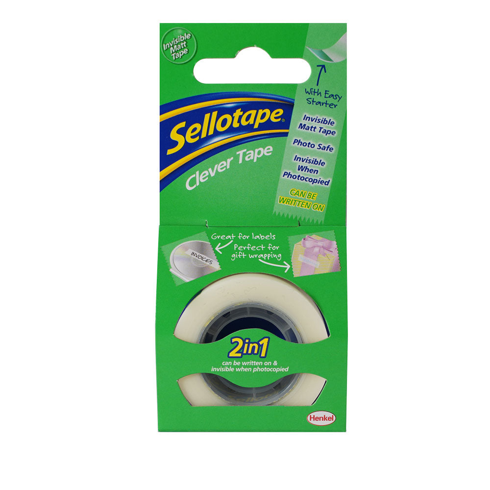 Sellotape Clever Tape 18mmx25m Boxed