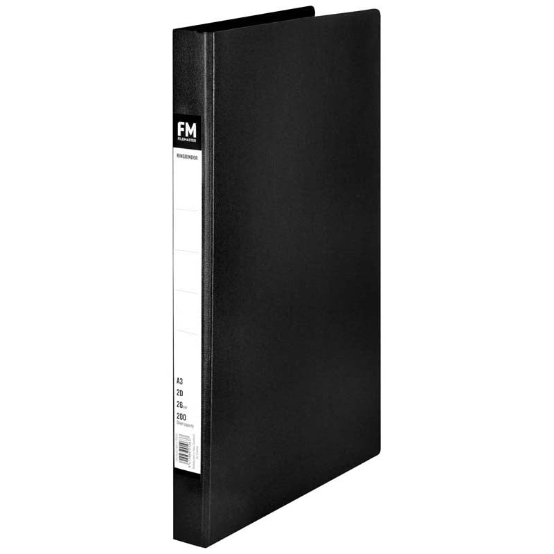 FM Ringbinder A3 2/26 Black Trunkboard