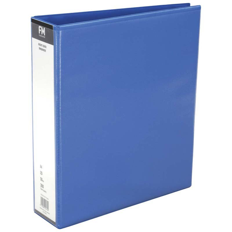 FM Binder Overlay A4 2/50 Light Blue Insert Cover