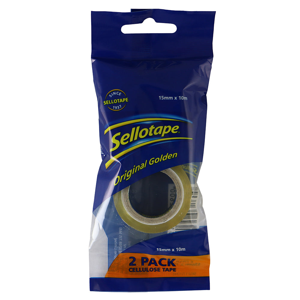 Sellotape 3260 Cellulose 2-Pack 15mmx10m