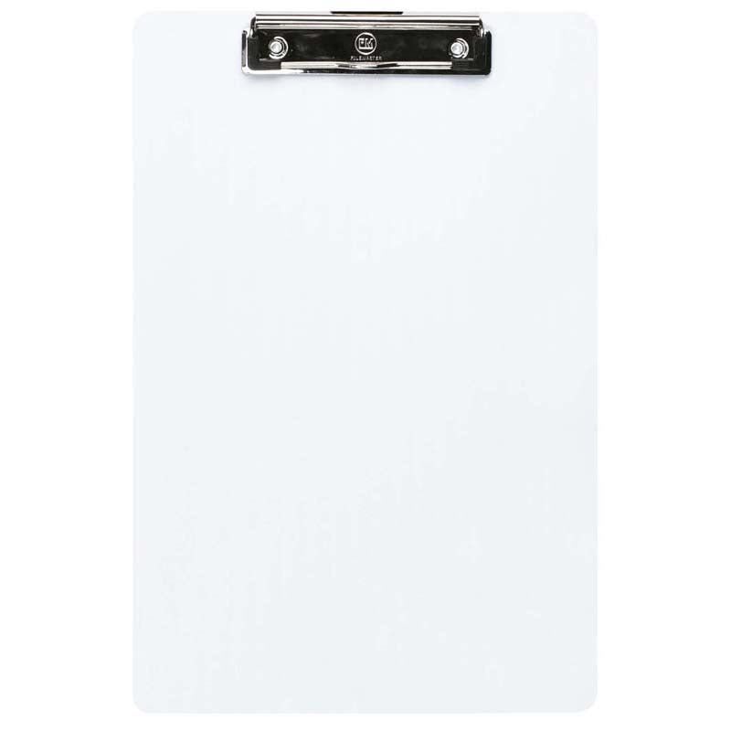 FM Clipboard Clear Transparent Plastic Foolscap