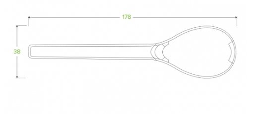 17.5CM / 7" PSM SPOON - Cafe Supply