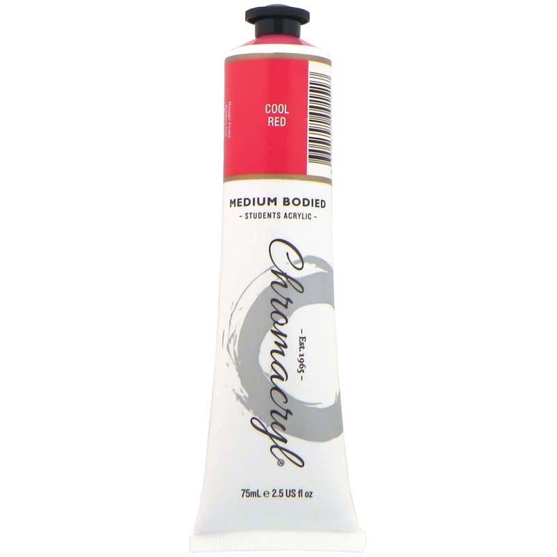 Chromacryl Paint Cool Red 75ml