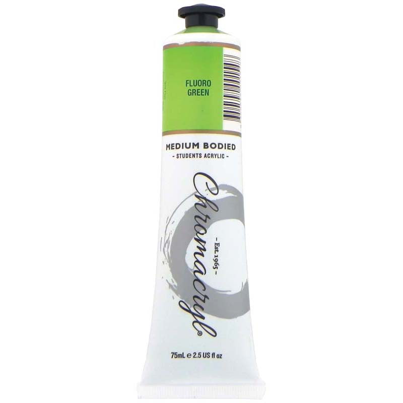 Chromacryl Paint Fluoro Green 75ml