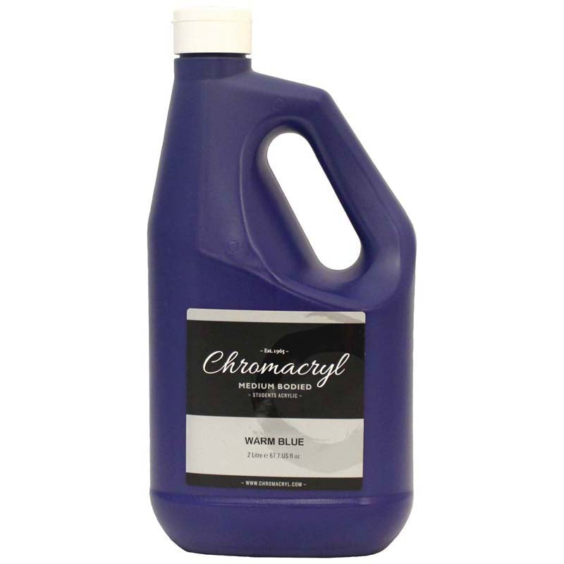 Chromacryl Acrylic Paint Student 2 Litre Warm Blue