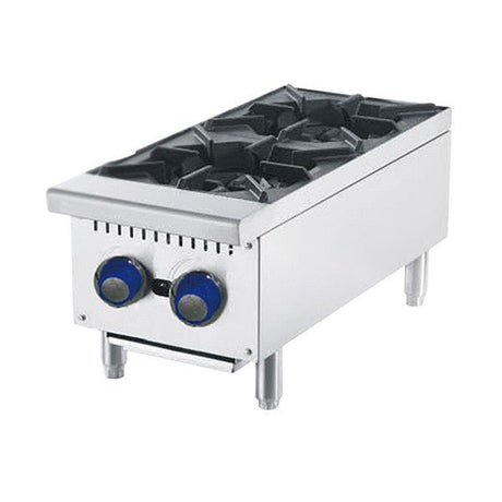 2 BURNER COOK TOPS W310 X D700 X H333 | COOKRITE 2 ATHP-12-2-LPG - Cafe Supply