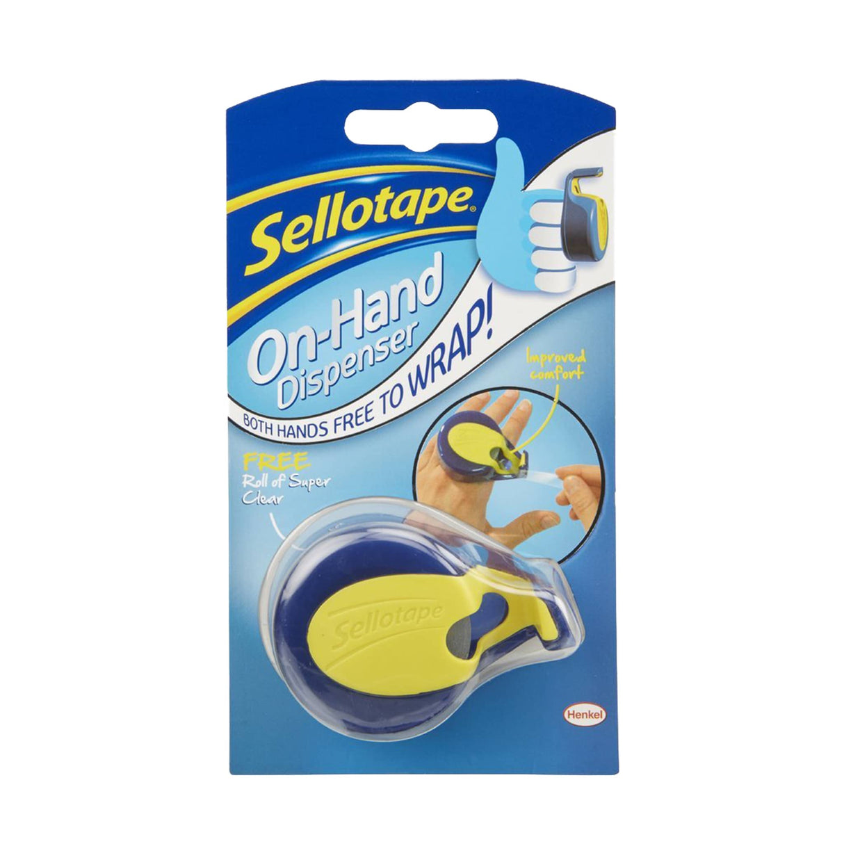 Sellotape On-Hand Dispenser 18mm x 15m