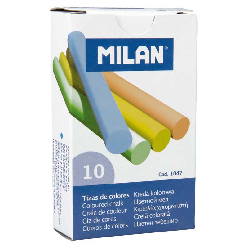 Milan Chalk Coloured Pack 10